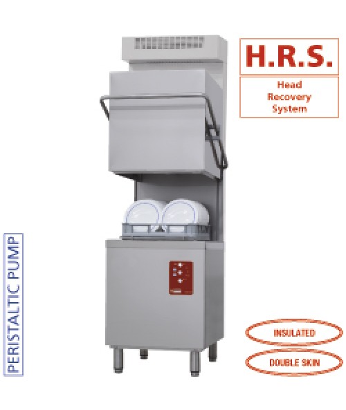 Hood Dishwasher 500X500MM Heat Recup & Steam Condenser