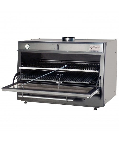 CBQ-120/SS Charcoal Oven Stainless Steel