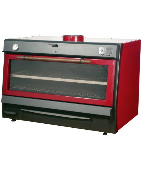 CBQ-120 Charcoal Oven GN 2/1 + GN 1/1 (150Kg/h)