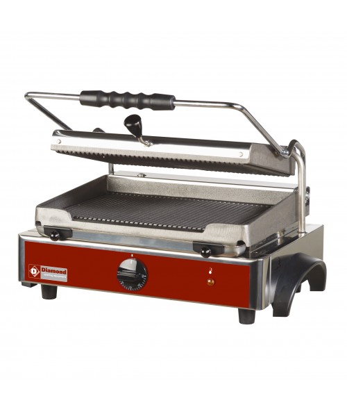 GR-PANOS Electric Panini Grill with Ribbed Plates