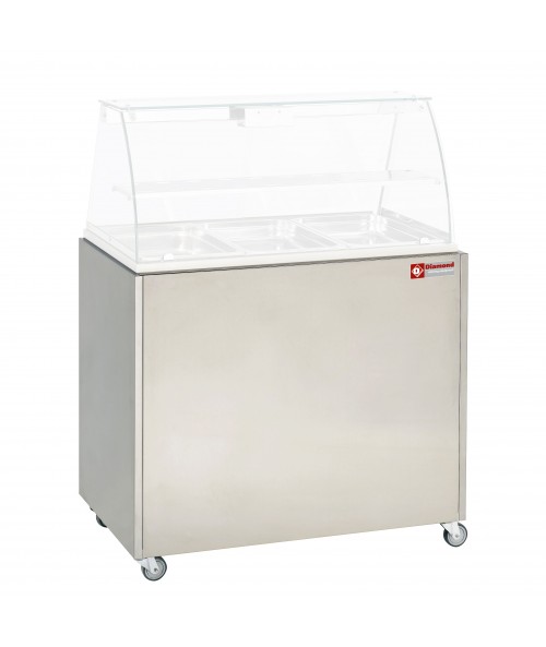 MEX-RG3 Support Trolley with Lockable Castors suit VBE-311 Countertop Warmer