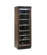 WINE-GL38/T Glazed Wine Cabinet 372L Brown